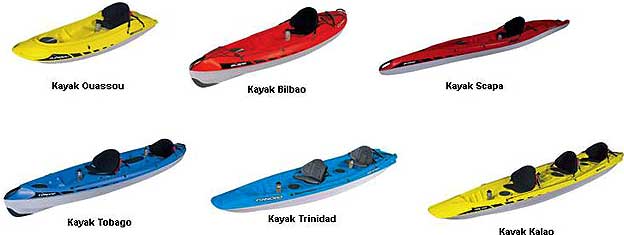 repertorio Dar a luz calor Kayaks de Bic